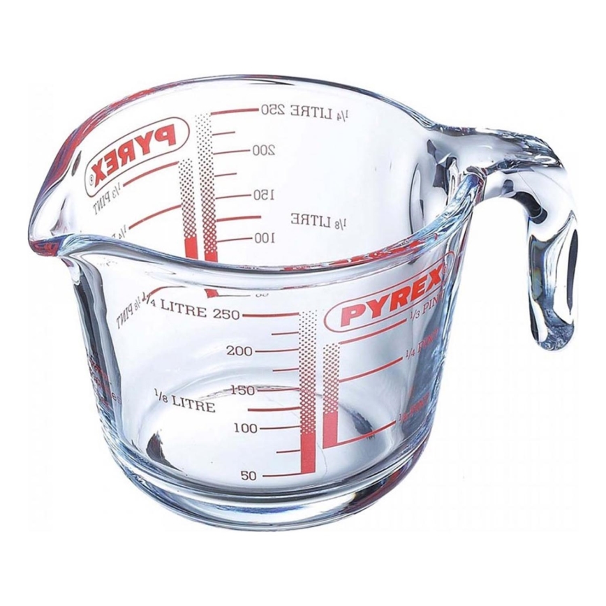 PYREX glazen maatbeker 0,25 l