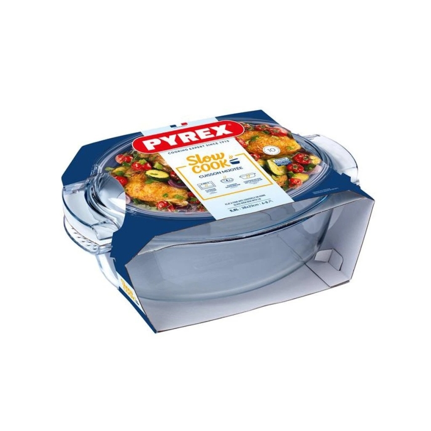 PYREX ovenschaal met deksel 5,8 l