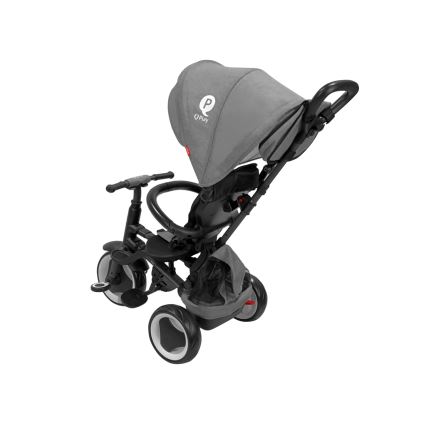 QPlay - 3-in-1 kinderdriewieler RITO EVA PLUS grijs