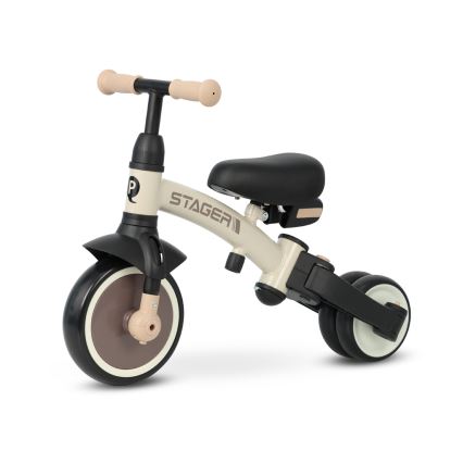 QPlay - 3-in-1 kinderdriewieler STAGER beige