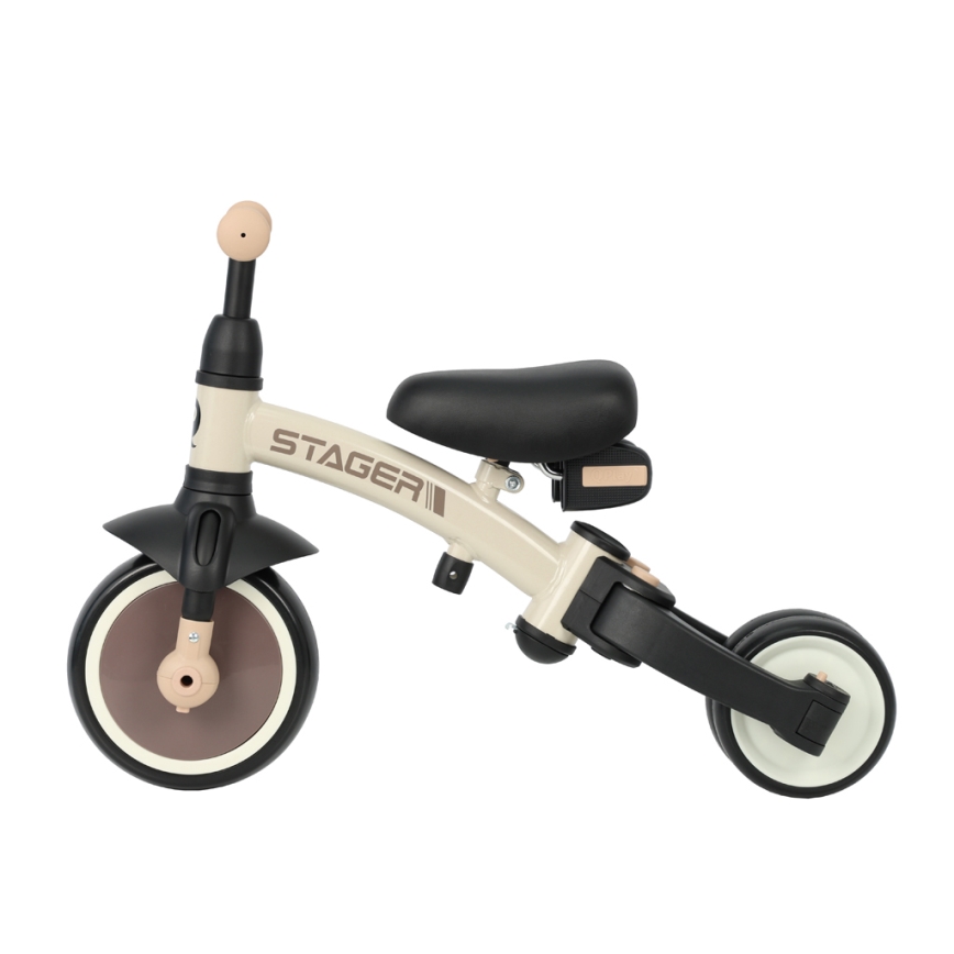 QPlay - 3-in-1 kinderdriewieler STAGER beige