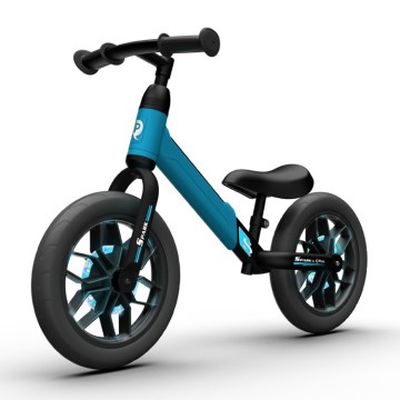 QPlay - Draisienne avec éclairages LED aux roues SPARK bleu