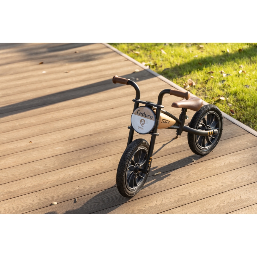 QPlay - Draisienne FEDURO noir/beige