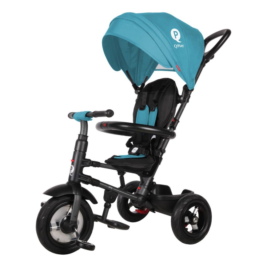 QPlay - Driewieler voor kinderen 3in1 RITO AIR turquoise