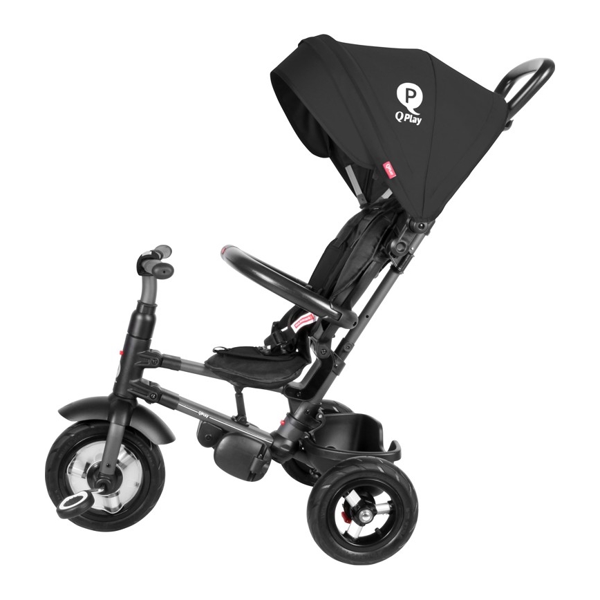 QPlay - Driewieler voor kinderen 3in1 RITO AIR zwart