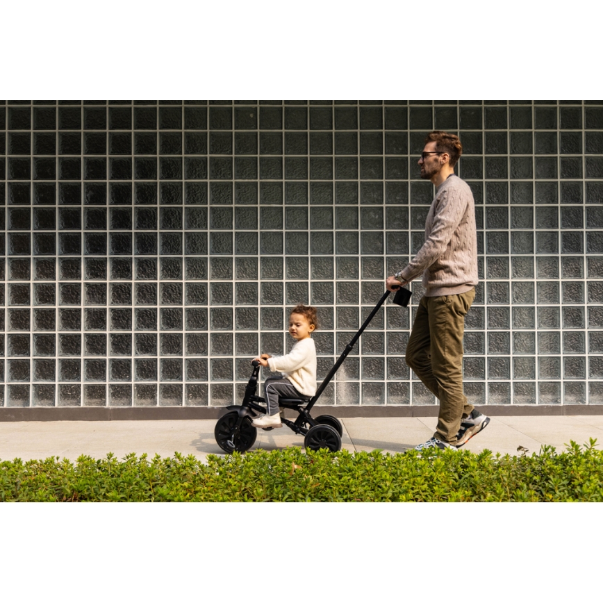 QPlay - Kinderdriewieler 5-in-1 NOVA MAX zwart