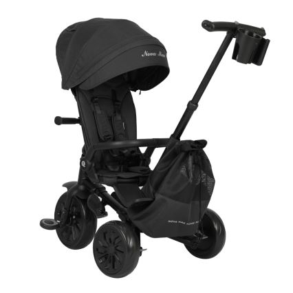 QPlay - Kinderdriewieler 5-in-1 NOVA MAX zwart