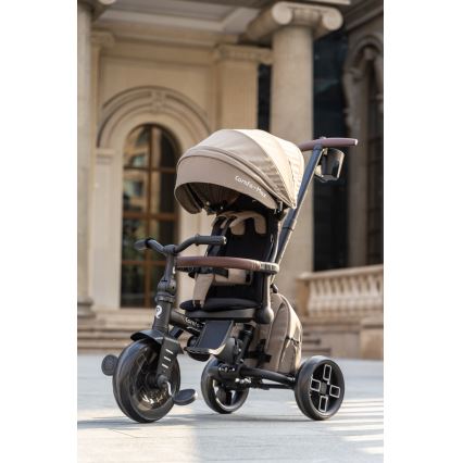 QPlay - Kinderdriewieler 7-in-1 COMFO MAX beige