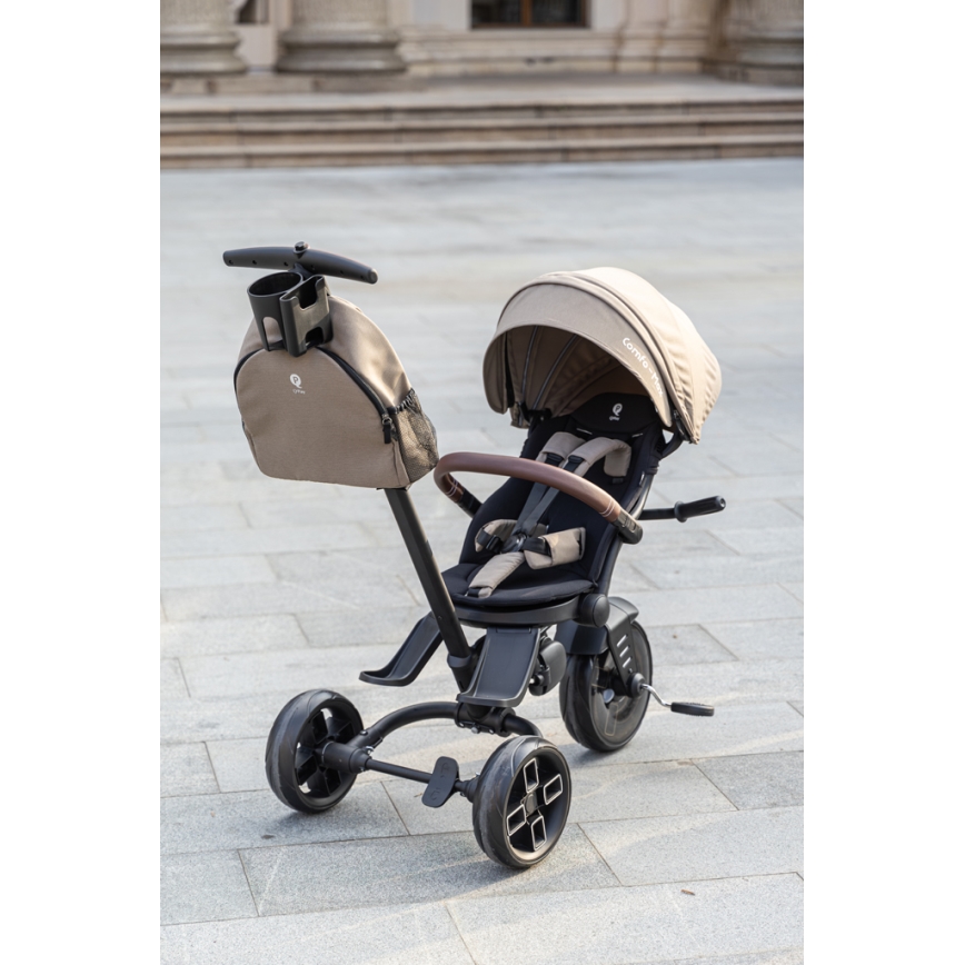QPlay - Kinderdriewieler 7-in-1 COMFO MAX beige