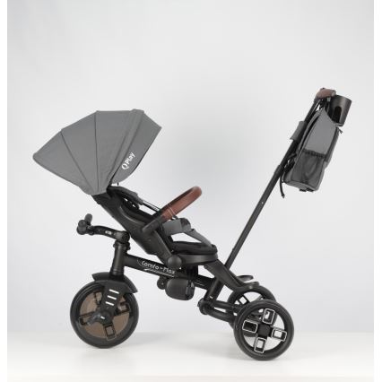 QPlay - Kinderdriewieler 7-in-1 COMFO MAX grijs