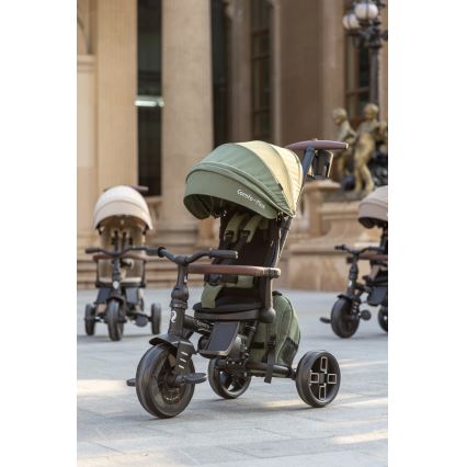 QPlay - Kinderdriewieler 7-in-1 COMFO MAX groen