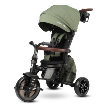 QPlay - Kinderdriewieler 8-in-1 COMFO MAX groen