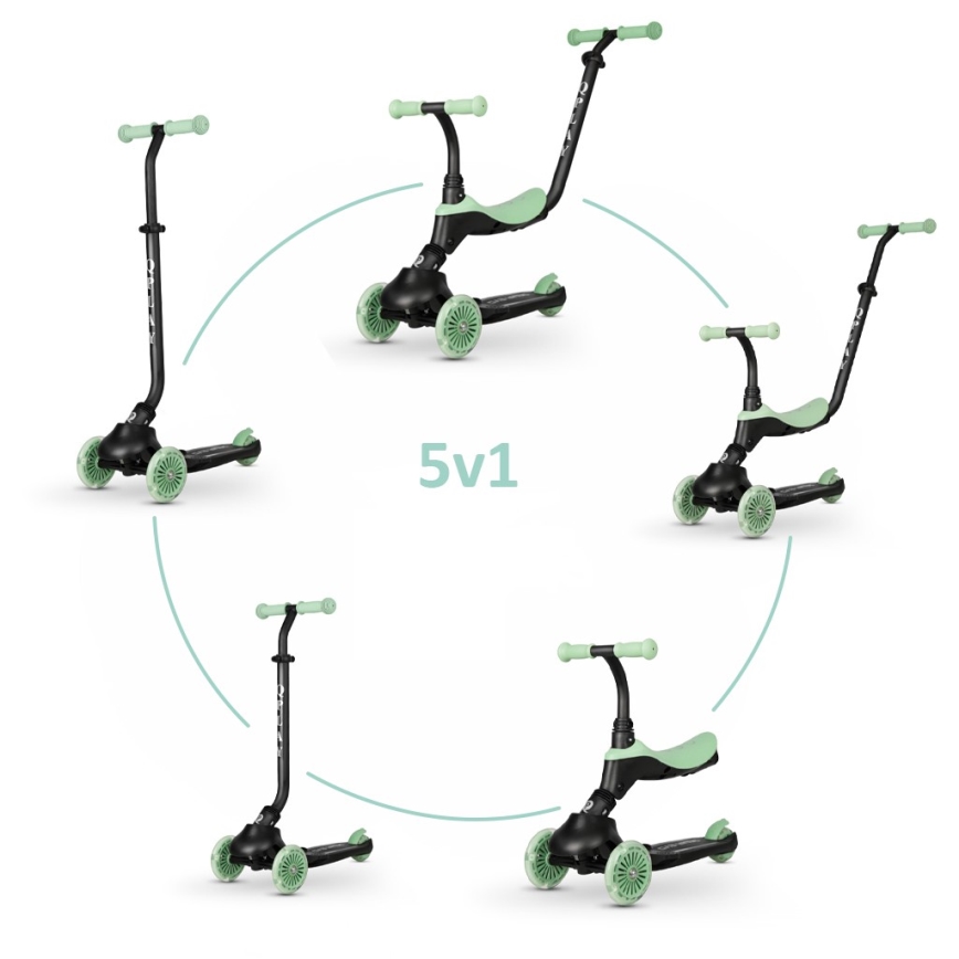 QPlay - Kinderen step 5in1 SEMA groen