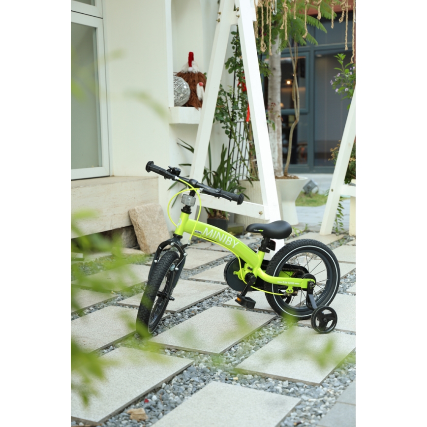 QPlay - Kinderfiets 14 MINIBY 3-in-1 groen