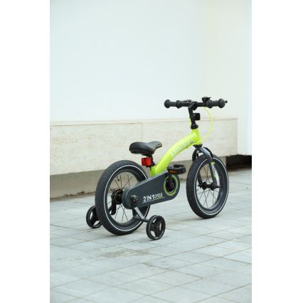 QPlay - Kinderfiets 14 MINIBY 3-in-1 groen