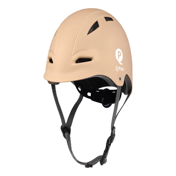 QPlay - Kinderhelm MANBO, maat S, beige