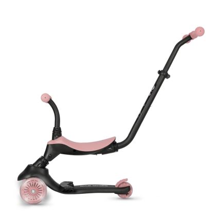 QPlay - Kinderstep met LED-wielen 5-in-1 SEMA EVO roze