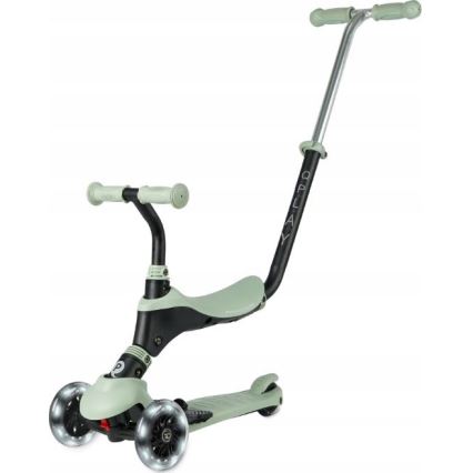 QPlay - Kinderstep met LED-wielen 5-in-1 SEMA PRO groen