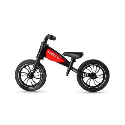 QPlay - Loopfiets FEDURO zwart/rood