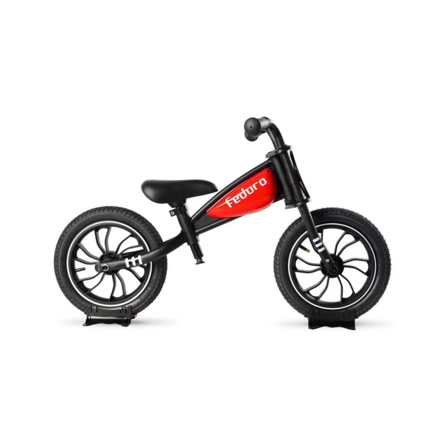 QPlay - Loopfiets FEDURO zwart/rood