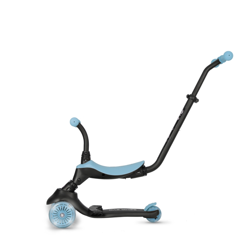 QPlay - SEMA EVO 5-in-1 kinderstep met LED-wielen, blauw
