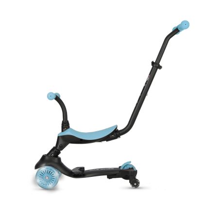 QPlay - SEMA EVO 5-in-1 kinderstep met LED-wielen, blauw