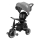 QPlay - Tricycle 3 en 1 RITO EVA PLUS gris