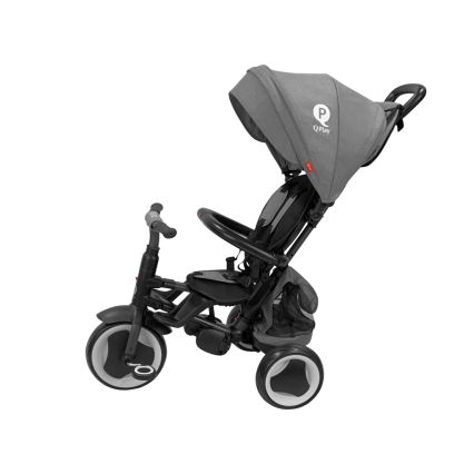 QPlay - Tricycle 3 en 1 RITO EVA PLUS gris