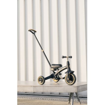 QPlay - Tricycle 3-en-1 STAGER pour enfants noir