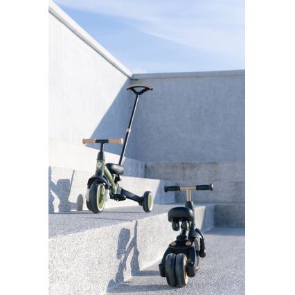 QPlay - Tricycle 3-en-1 STAGER pour enfants noir