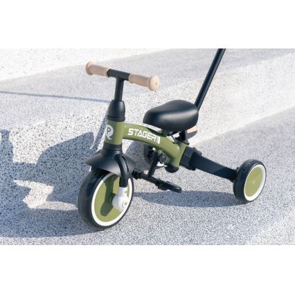 QPlay - Tricycle 3 en 1 STAGER vert