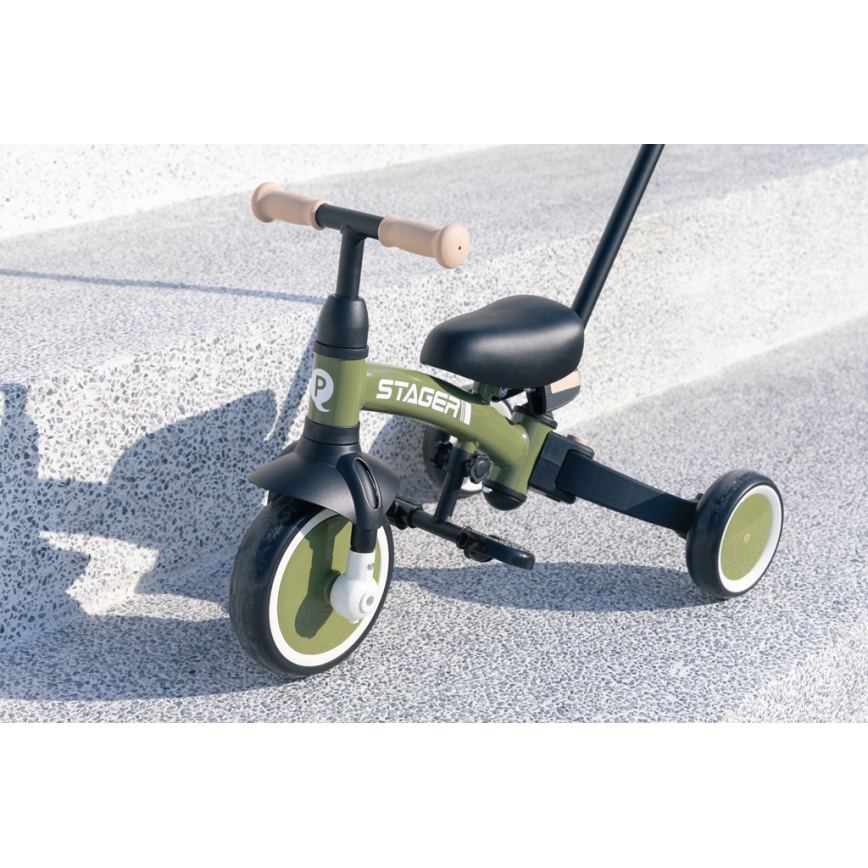 QPlay - Tricycle 3 en 1 STAGER vert