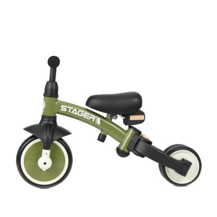 QPlay - Tricycle 3 en 1 STAGER vert