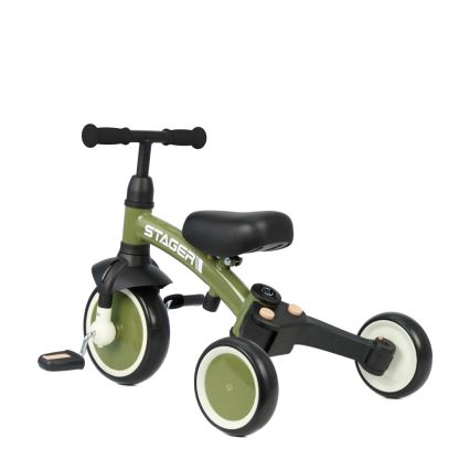 QPlay - Tricycle 3 en 1 STAGER vert