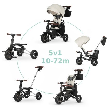 QPlay - Tricycle 5-en-1 NOVA DELUXE beige