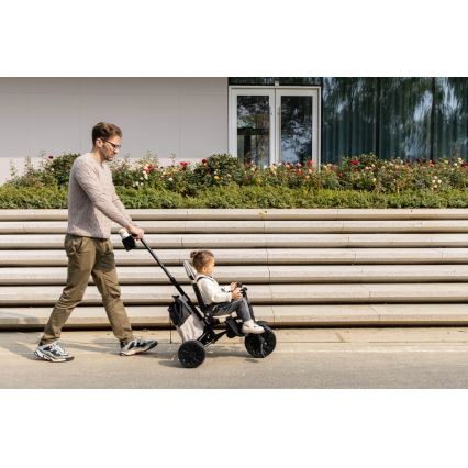 QPlay - Tricycle 5-en-1 pour enfant NOVA MAX beige