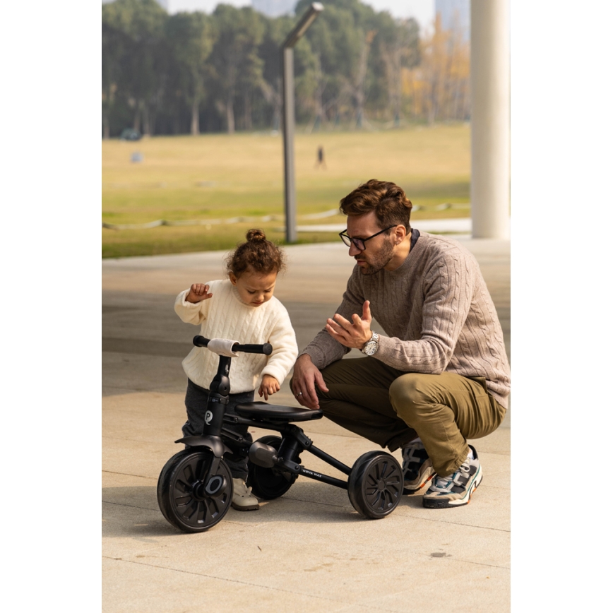 QPlay - Tricycle 5-en-1 pour enfant NOVA MAX beige