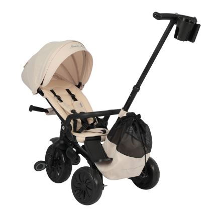 QPlay - Tricycle 5-en-1 pour enfant NOVA MAX beige