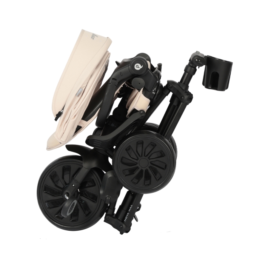 QPlay - Tricycle 5-en-1 pour enfant NOVA MAX beige