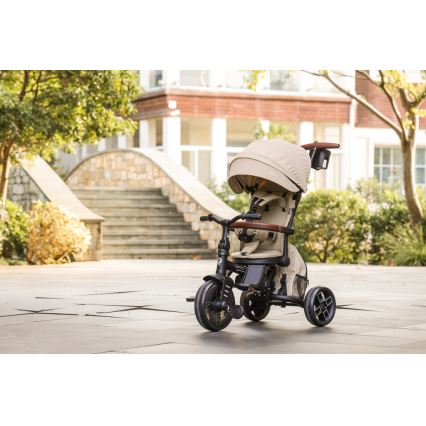 QPlay - Tricycle 7 en 1 COMFO MAX beige