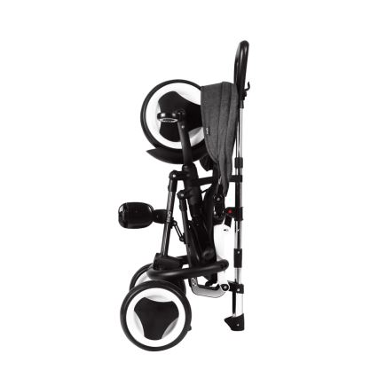 QPlay - Tricycle enfant 3 en 1 RITO EVO gris