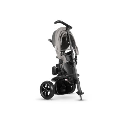 QPlay - Tricycle enfant 3en1 RITO STAR gris clair