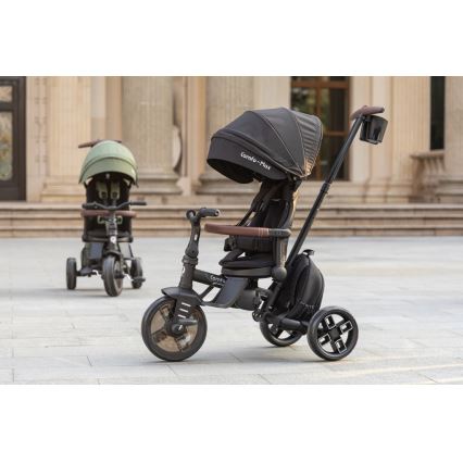 QPlay - Tricycle enfant 7 en 1 COMFO MAX gris