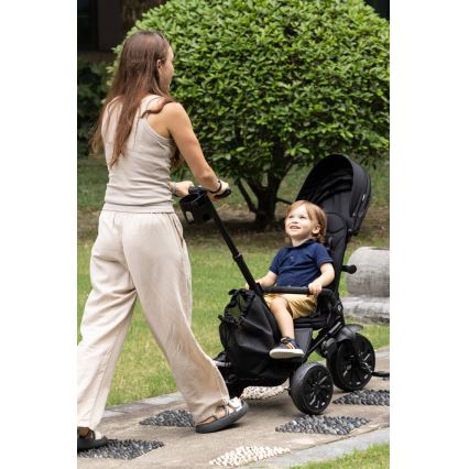 QPlay - Tricycle évolutif 5 en 1 NOVA MAX noir