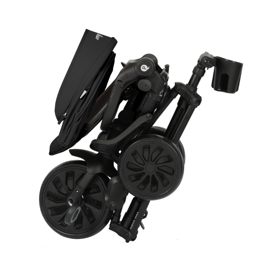 QPlay - Tricycle évolutif 5 en 1 NOVA MAX noir