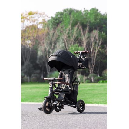 QPlay - Tricycle pour enfant 5 en 1 NOVA DELUXE noir