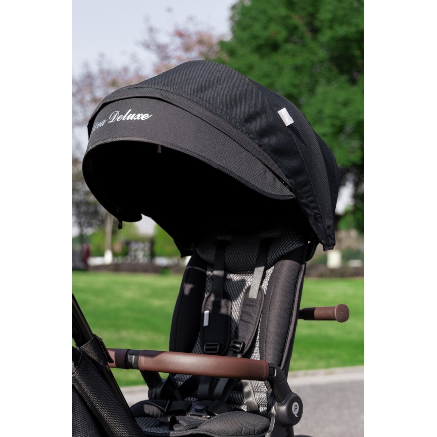 QPlay - Tricycle pour enfant 5 en 1 NOVA DELUXE noir