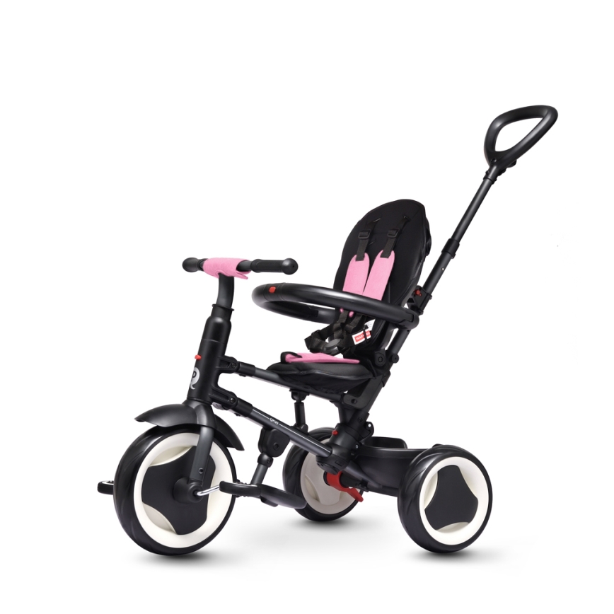 QPlay - Tricycle pour enfants 3 en 1 RITO EVA rose