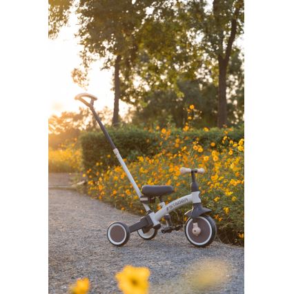 QPlay - Tricycle pour enfants 3 en 1 STAGER beige