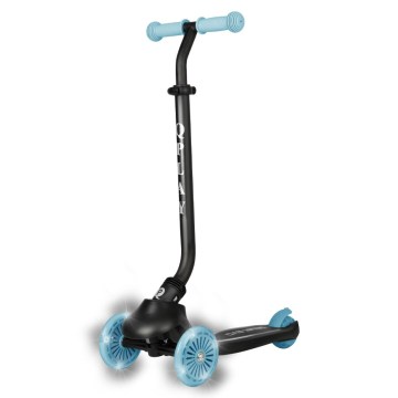 QPlay - Trottinette pour enfants 5 en 1 SEMA EVO à roues LED bleues